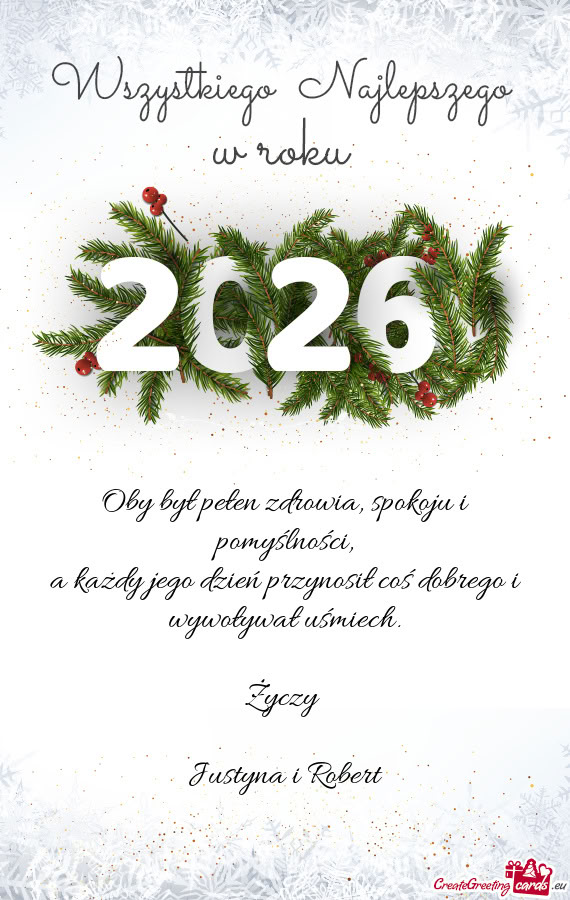 Oby był pełen zdrowia