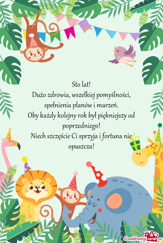 Oby każdy kolejny rok był piękniejszy od poprzedniego