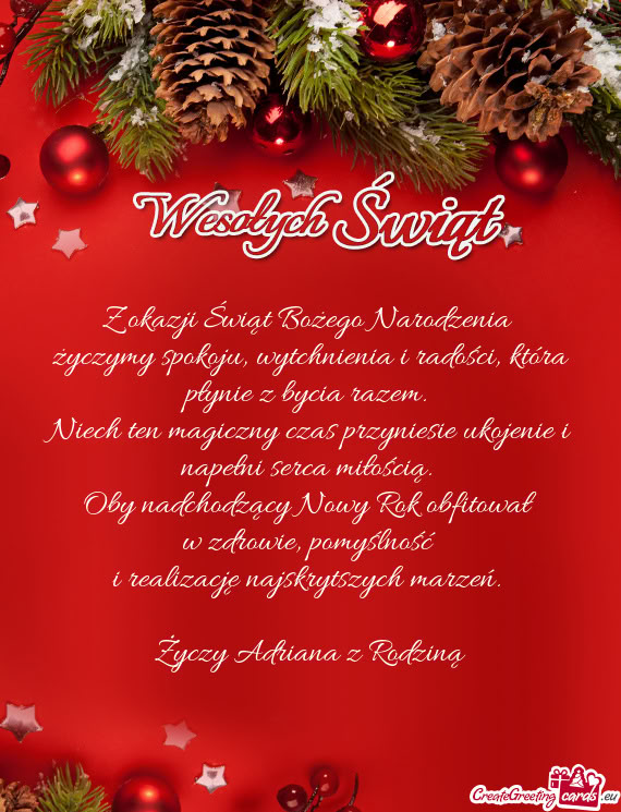 Oby nadchodzący Nowy Rok obfitował