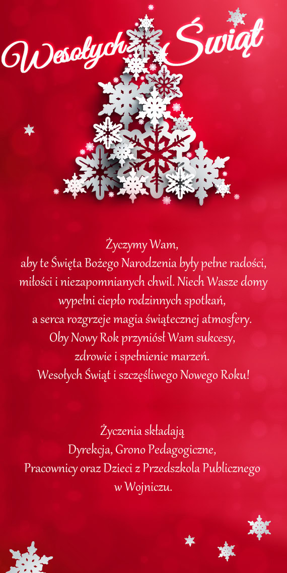 Oby Nowy Rok przyniósł Wam sukcesy