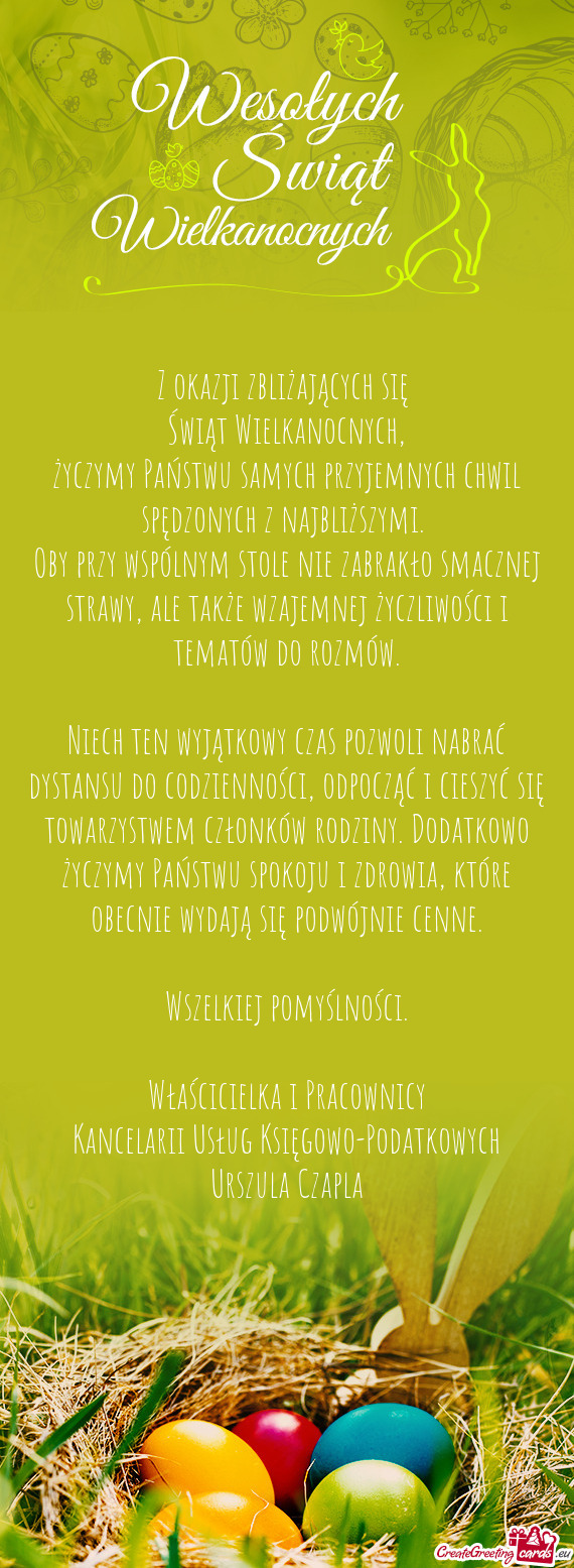 Oby przy wspólnym stole nie zabrakło smacznej strawy