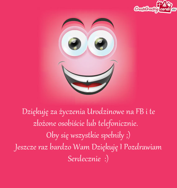 Oby się wszystkie spełniły ;) Jeszcze raz bardzo Wam Dziękuję I Pozdrawiam Serdecznie
