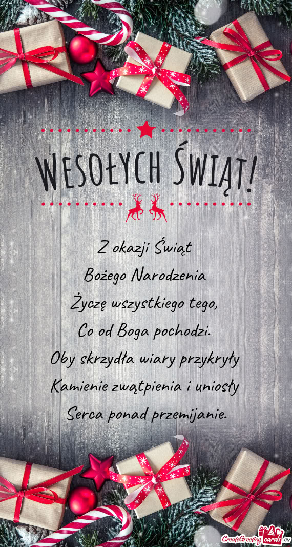 Oby skrzydła wiary przykryły