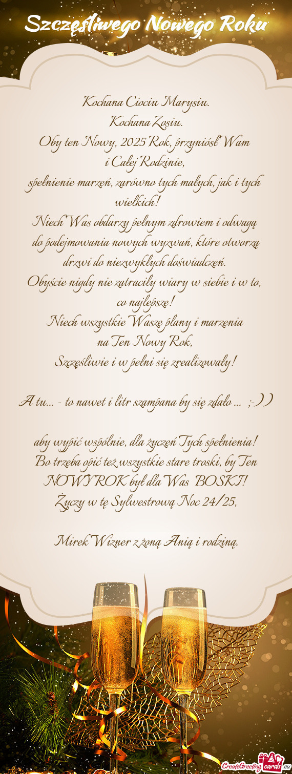 Oby ten Nowy, 2025 Rok, przyniósł Wam