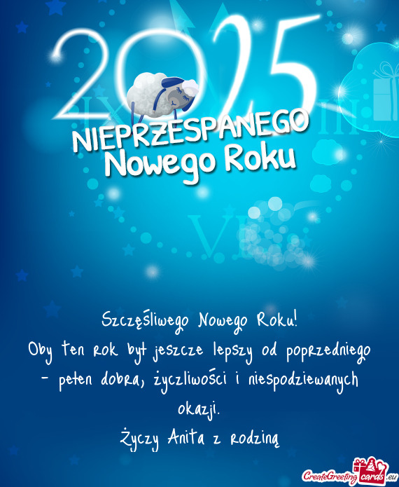Oby ten rok był jeszcze lepszy od poprzedniego – pełen dobra, życzliwości i niespodziewanych o