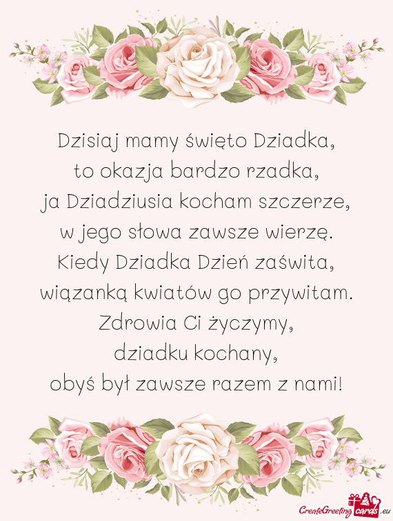 Obyś był zawsze razem z nami