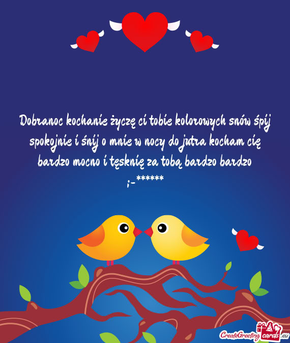 Ocham cię bardzo mocno i tęsknię za tobą bardzo bardzo ;