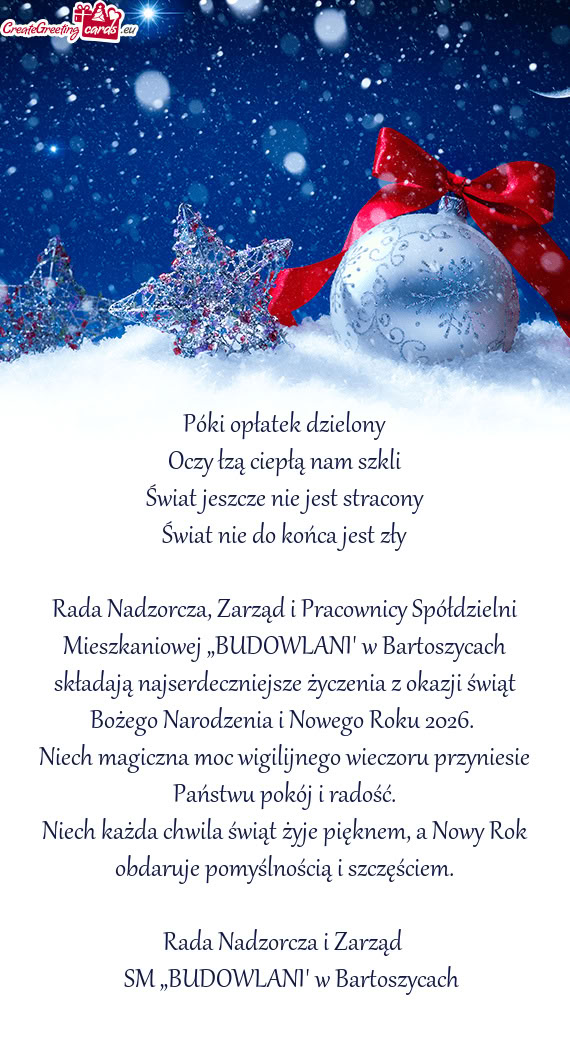 Oczy łzą ciepłą nam szkli