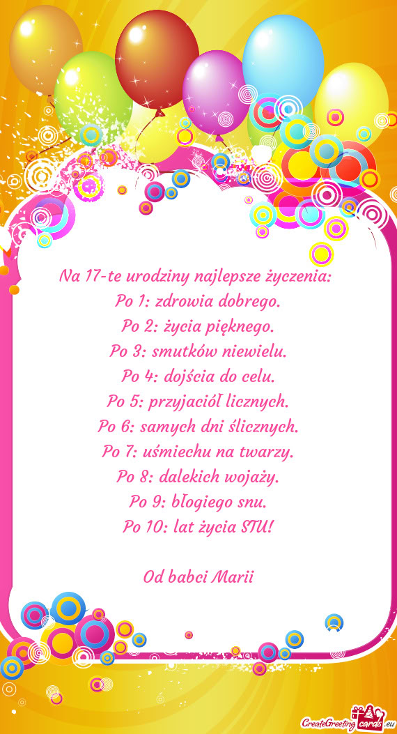 Od babci Marii