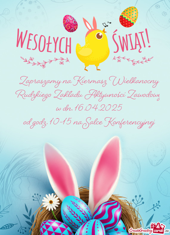 Od godz. 10-15 na Salce Konferencyjnej