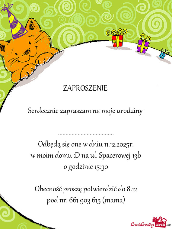 Odbędą się one w dniu 11.12.2025r