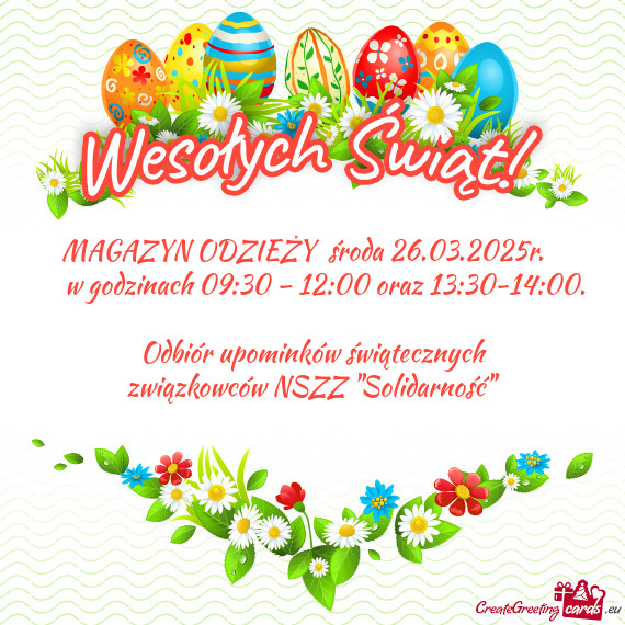 Odbiór upominków świątecznych