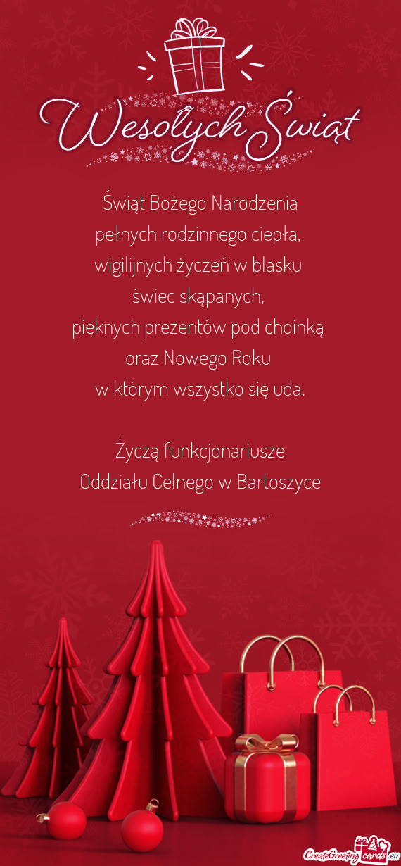 Oddziału Celnego w Bartoszyce