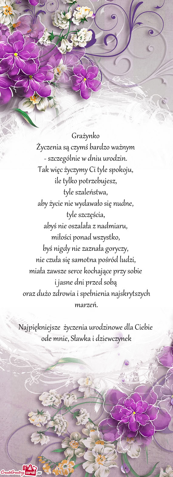 Ode mnie, Sławka i dziewczynek