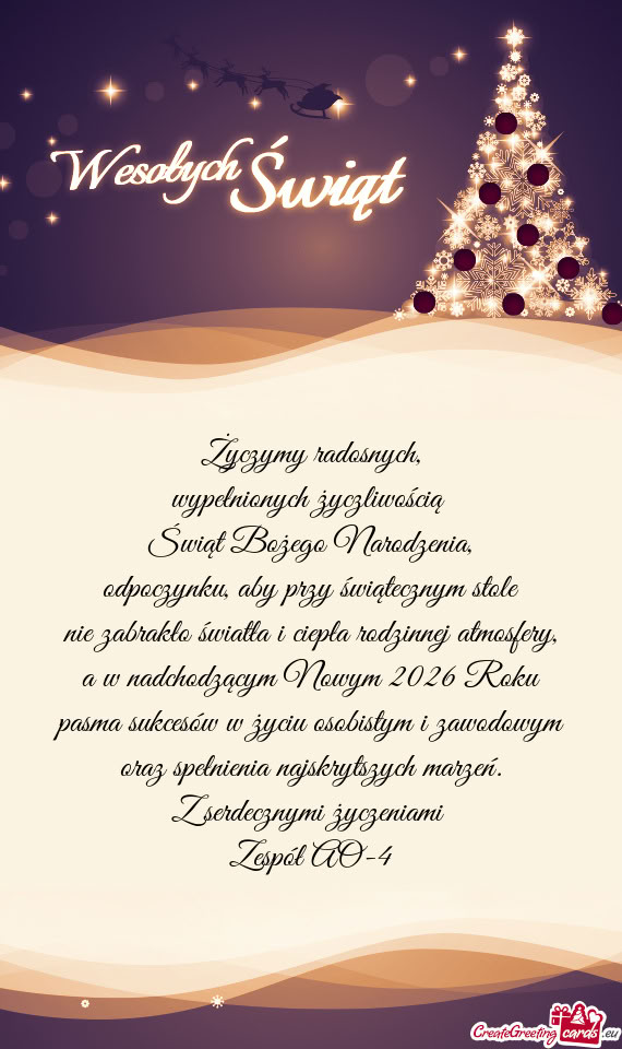 Odpoczynku, aby przy świątecznym stole