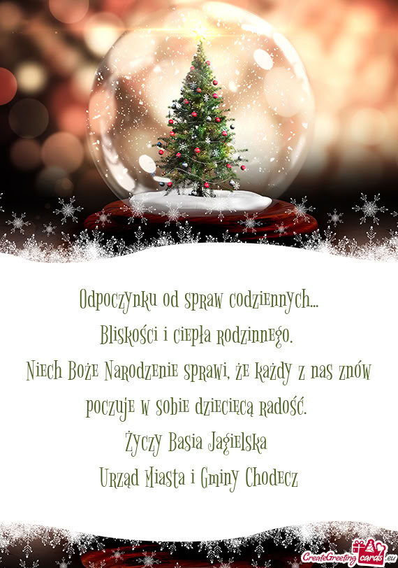 Odpoczynku od spraw codziennych