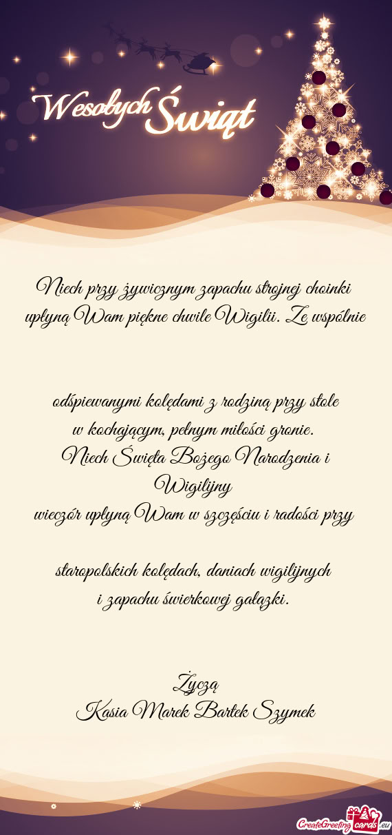 Odśpiewanymi kolędami z rodziną przy stole