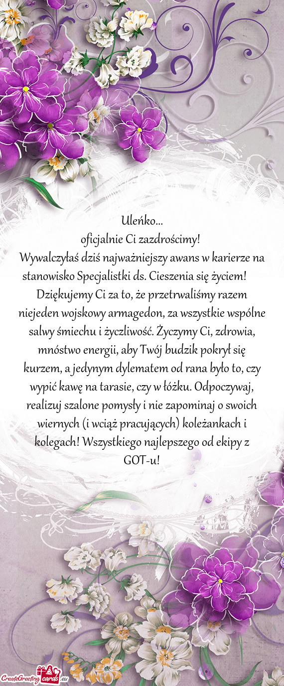 Oficjalnie Ci zazdrościmy