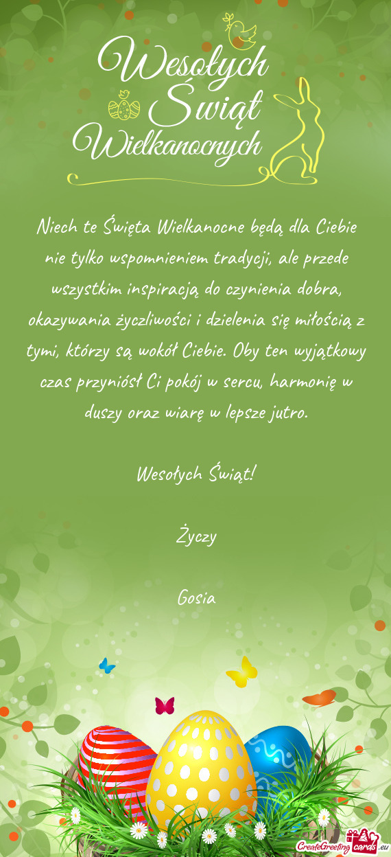 Okazywania życzliwości i dzielenia się miłością z tymi