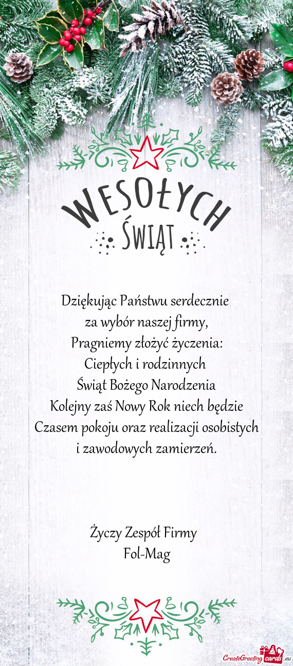 Okoju oraz realizacji osobistych i zawodowych zamierzeń