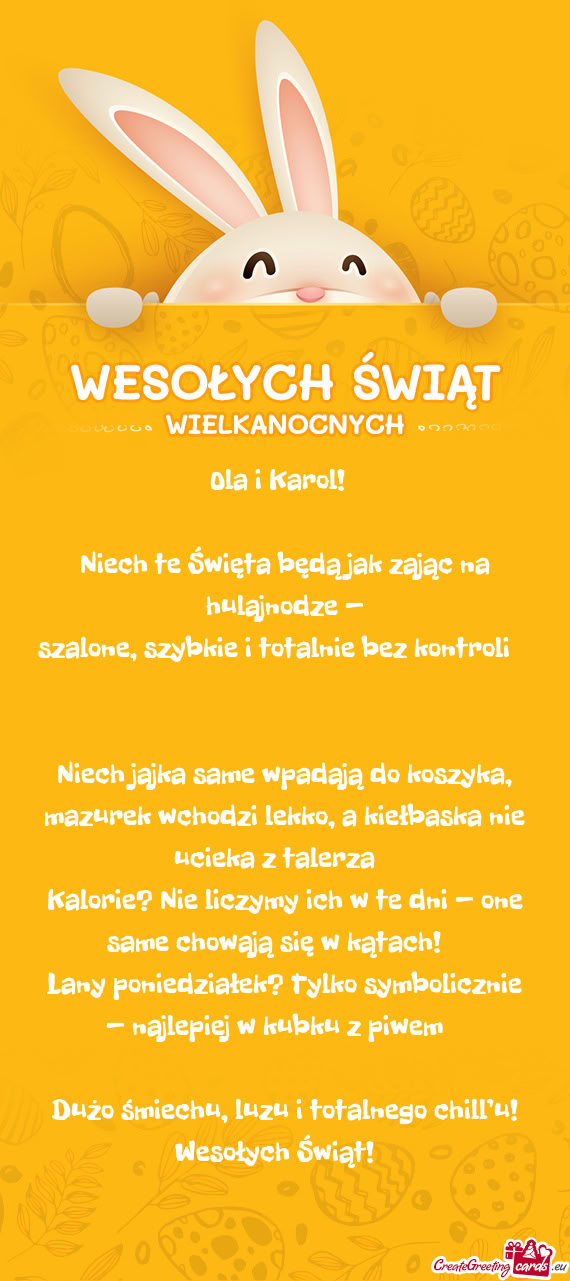 Ola i Karol! 😄