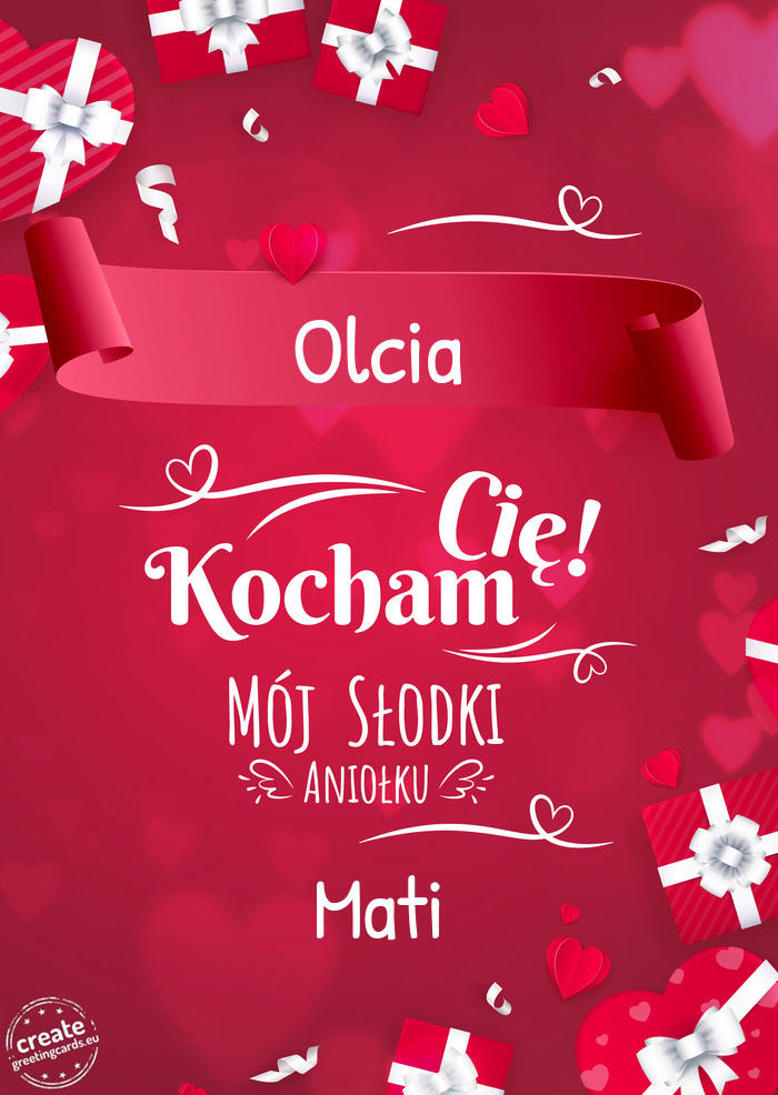 Olcia Kocham Cię Mati