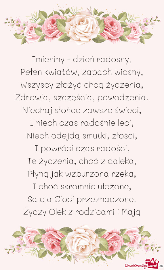Olek z rodzicami i Mają