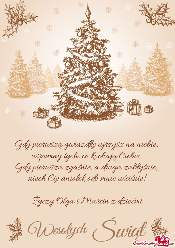 Olga i Marcin z dziećmi