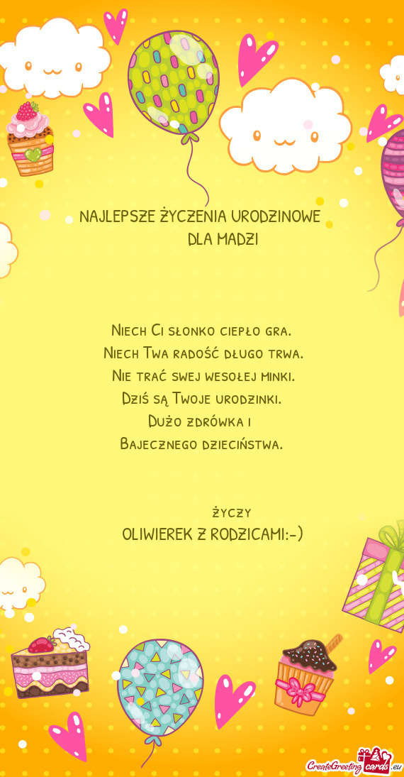 OLIWIEREK Z RODZICAMI:-)