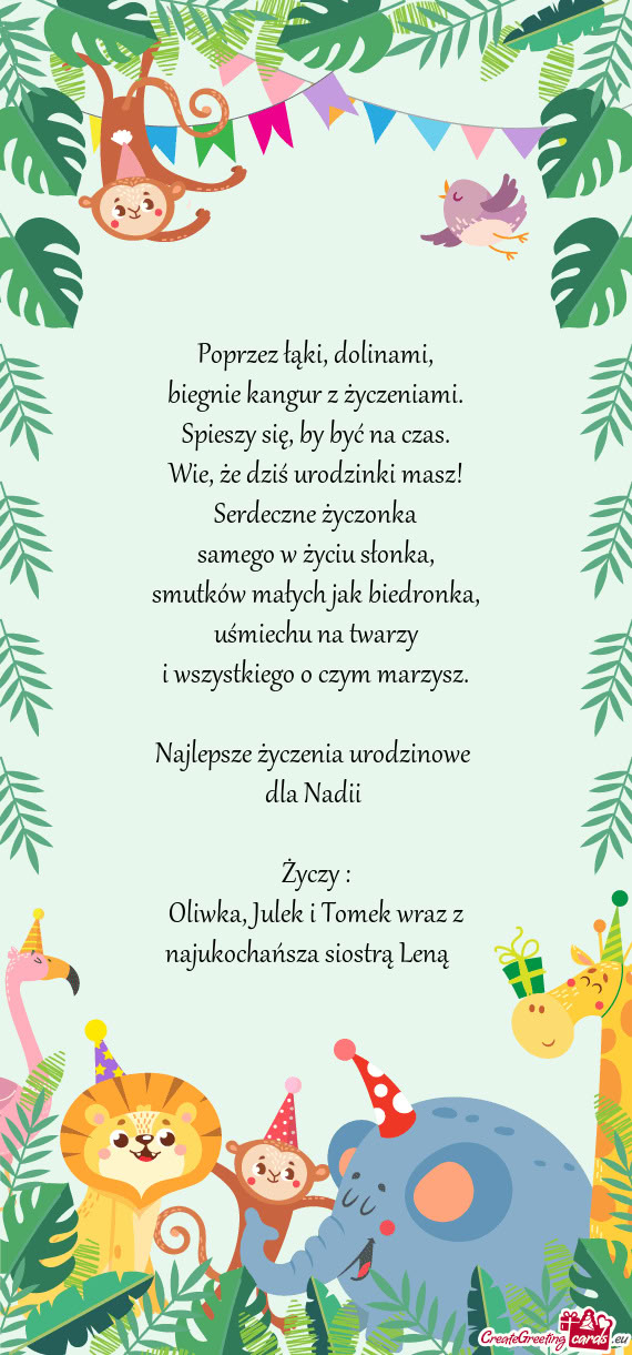 Oliwka, Julek i Tomek wraz z najukochańsza siostrą Leną 🙂