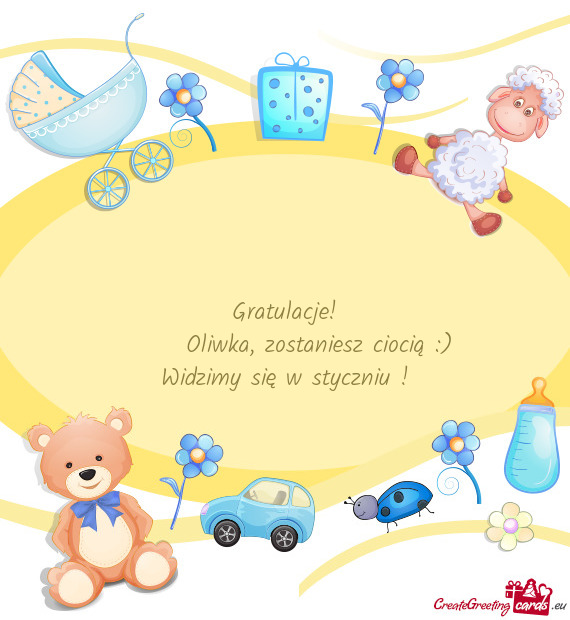 Oliwka, zostaniesz ciocią :)