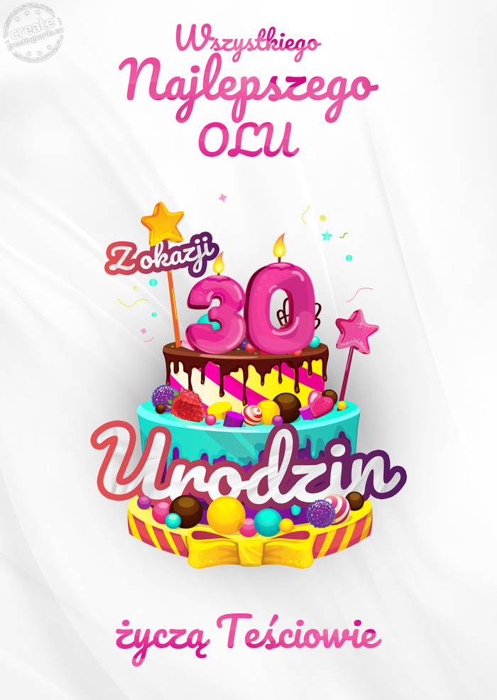 OLU, Wszystkiego najlepszego z okazji 30 urodzin życzą Teściowie