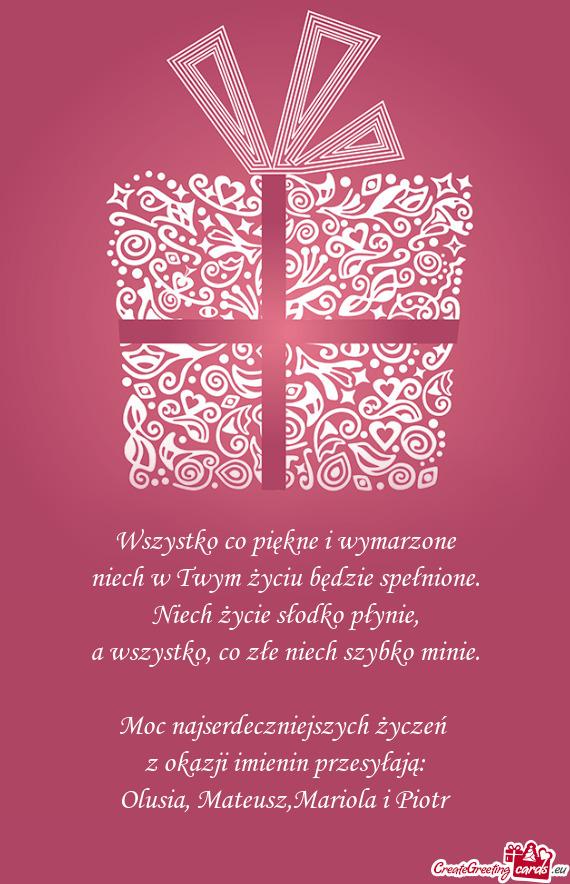 Olusia, Mateusz,Mariola i Piotr