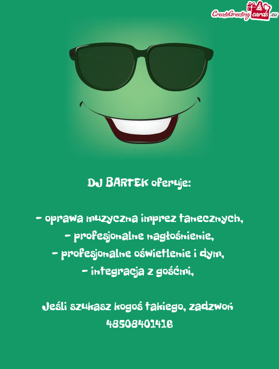 Oprawa muzyczna imprez tanecznych