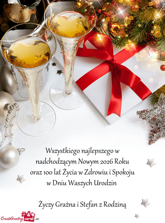 Oraz 100 lat Życia w Zdrowiu i Spokoju