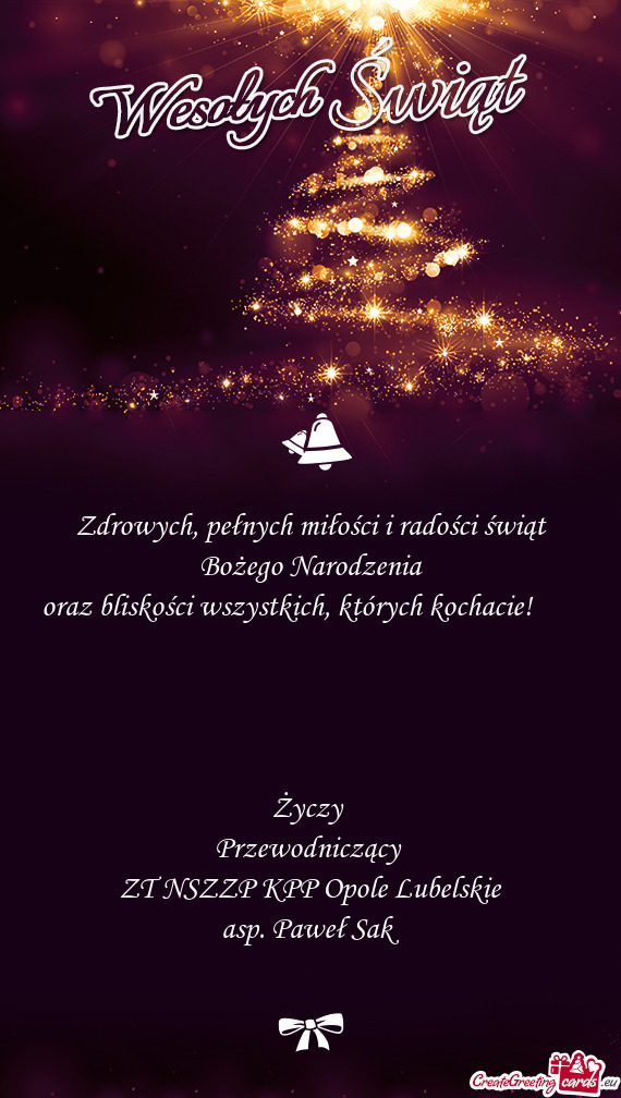 Oraz bliskości wszystkich, których kochacie!🎄🎁