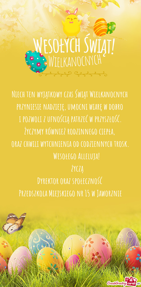 Oraz chwili wytchnienia od codziennych trosk