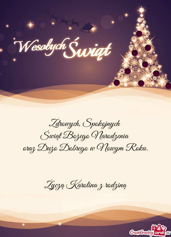 Oraz Dużo Dobrego w Nowym Roku