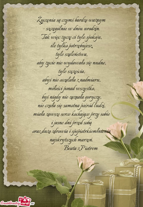 Oraz dużo zdrowia i spepiotrkiemłnienia najskrytszych marzeń