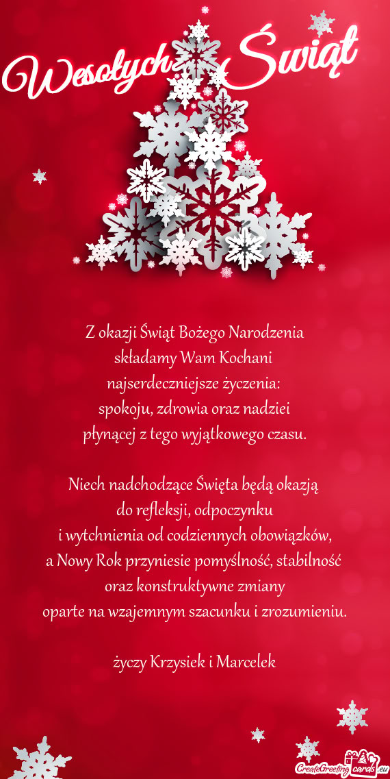 Oraz konstruktywne zmiany