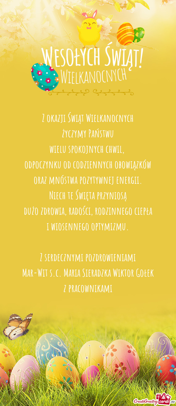 Oraz mnóstwa pozytywnej energii