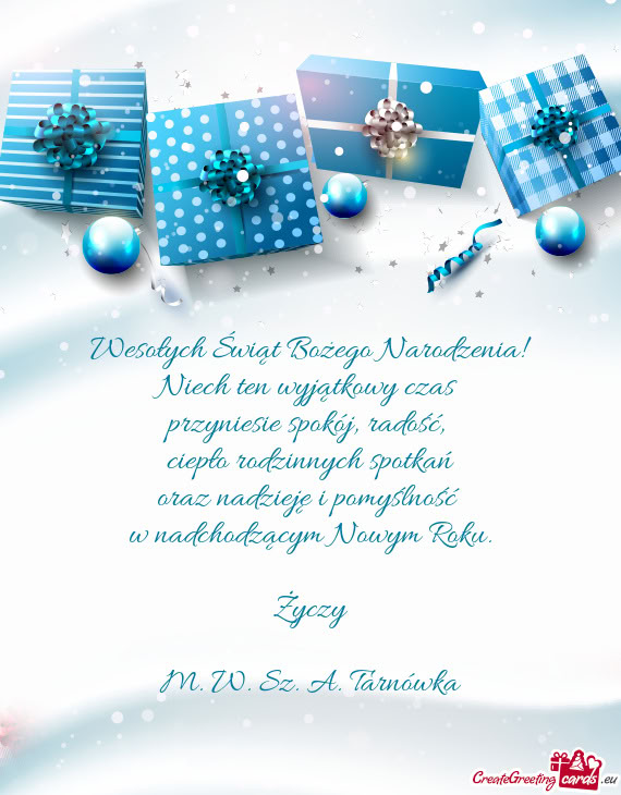 Oraz nadzieję i pomyślność