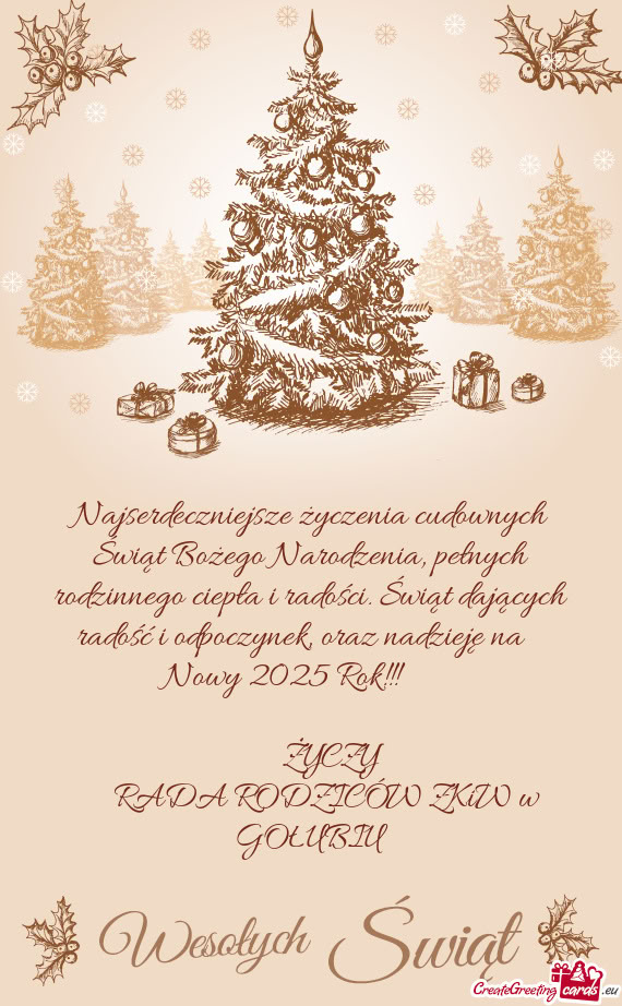 Oraz nadzieję na    Nowy 2025 Rok