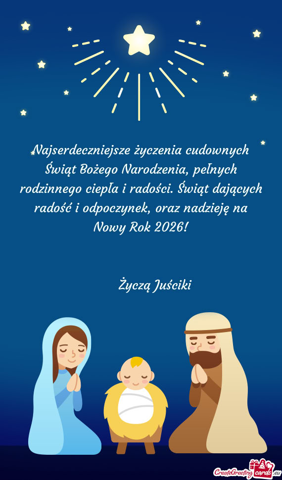Oraz nadzieję na Nowy Rok 2026!          Życzą Juściki 😊