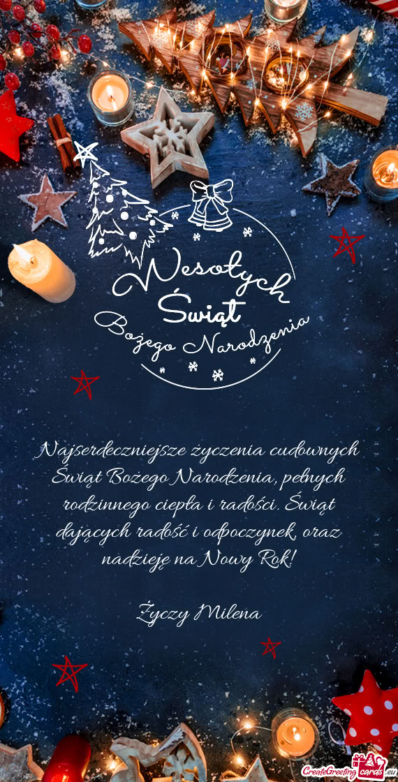 Oraz nadzieję na Nowy Rok! Milena