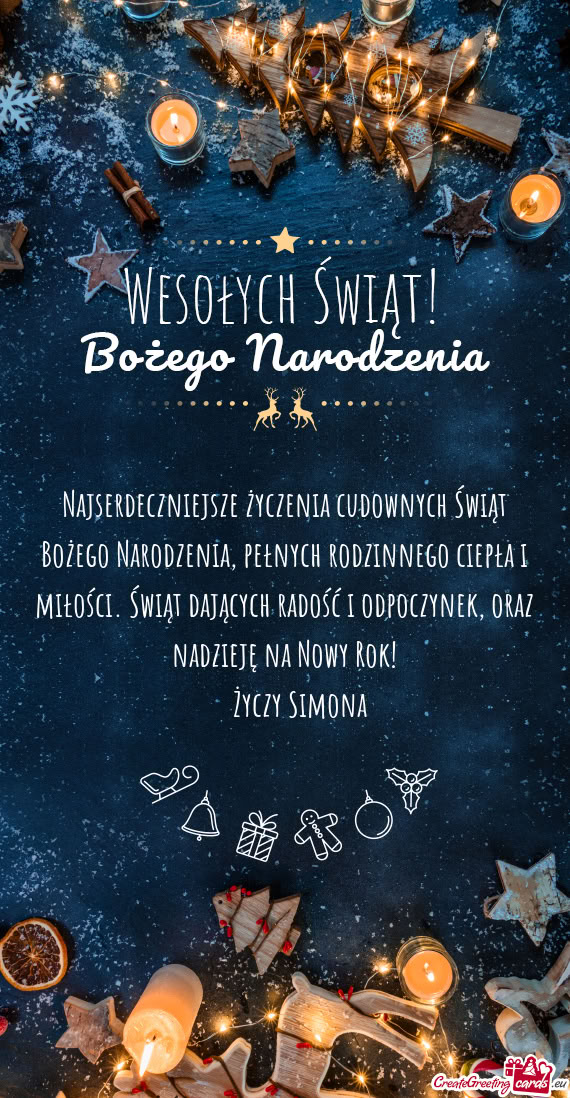 Oraz nadzieję na Nowy Rok!  Simona