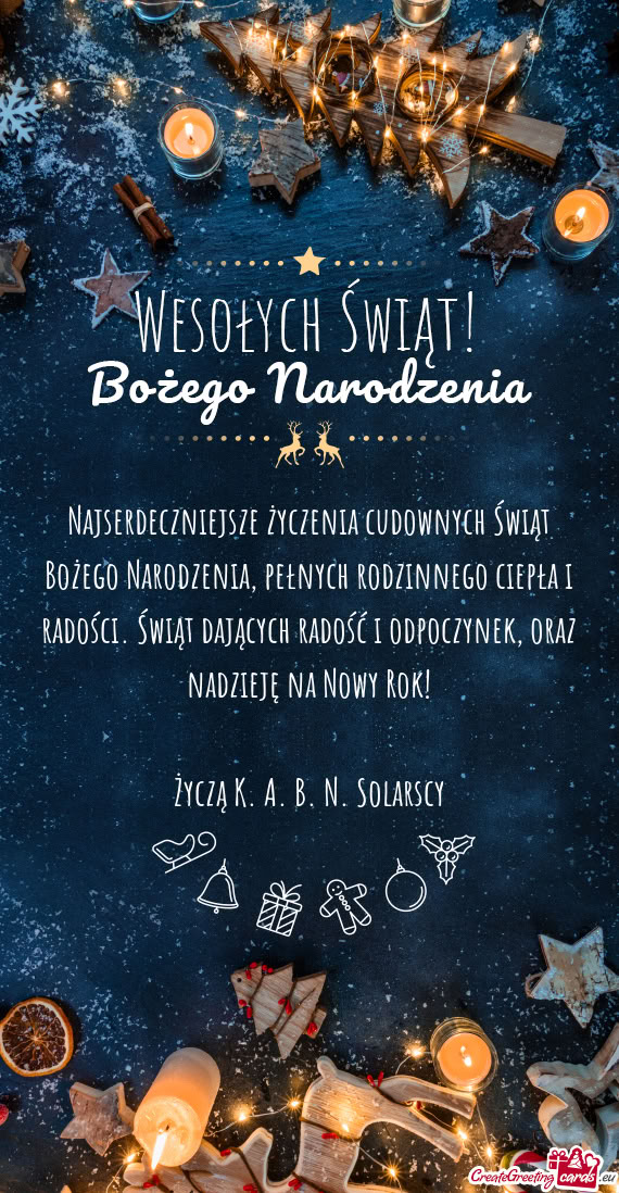 Oraz nadzieję na Nowy Rok! Życzą K