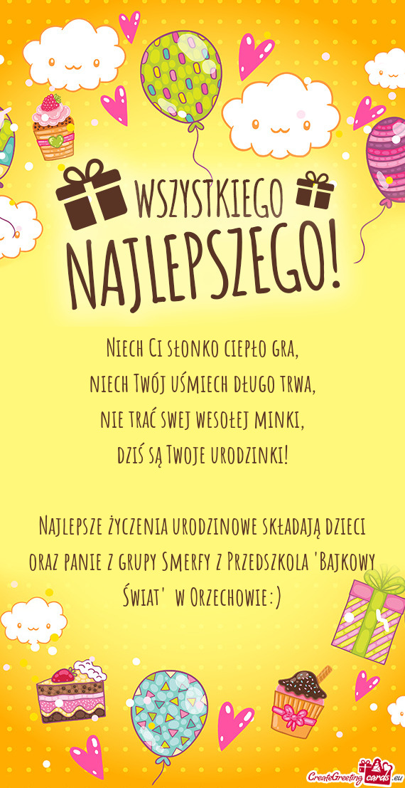 Oraz panie z grupy Smerfy z Przedszkola "Bajkowy Świat" w Orzechowie:)