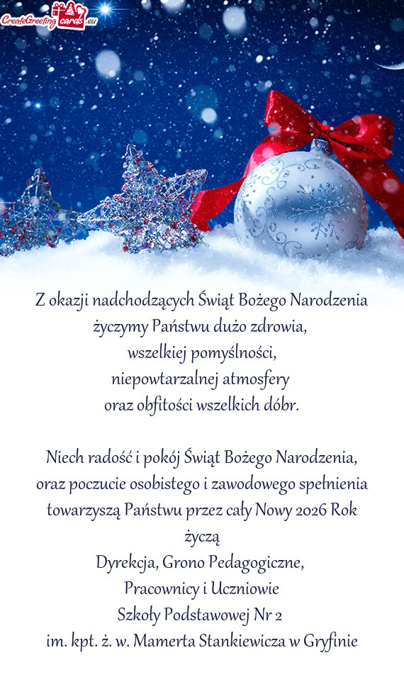 Oraz poczucie osobistego i zawodowego spełnienia