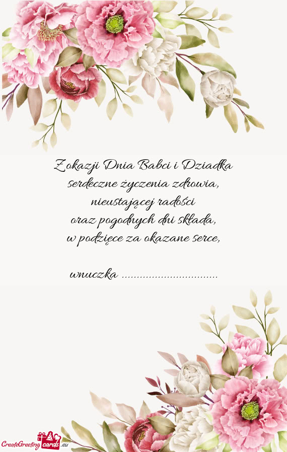 Oraz pogodnych dni składa